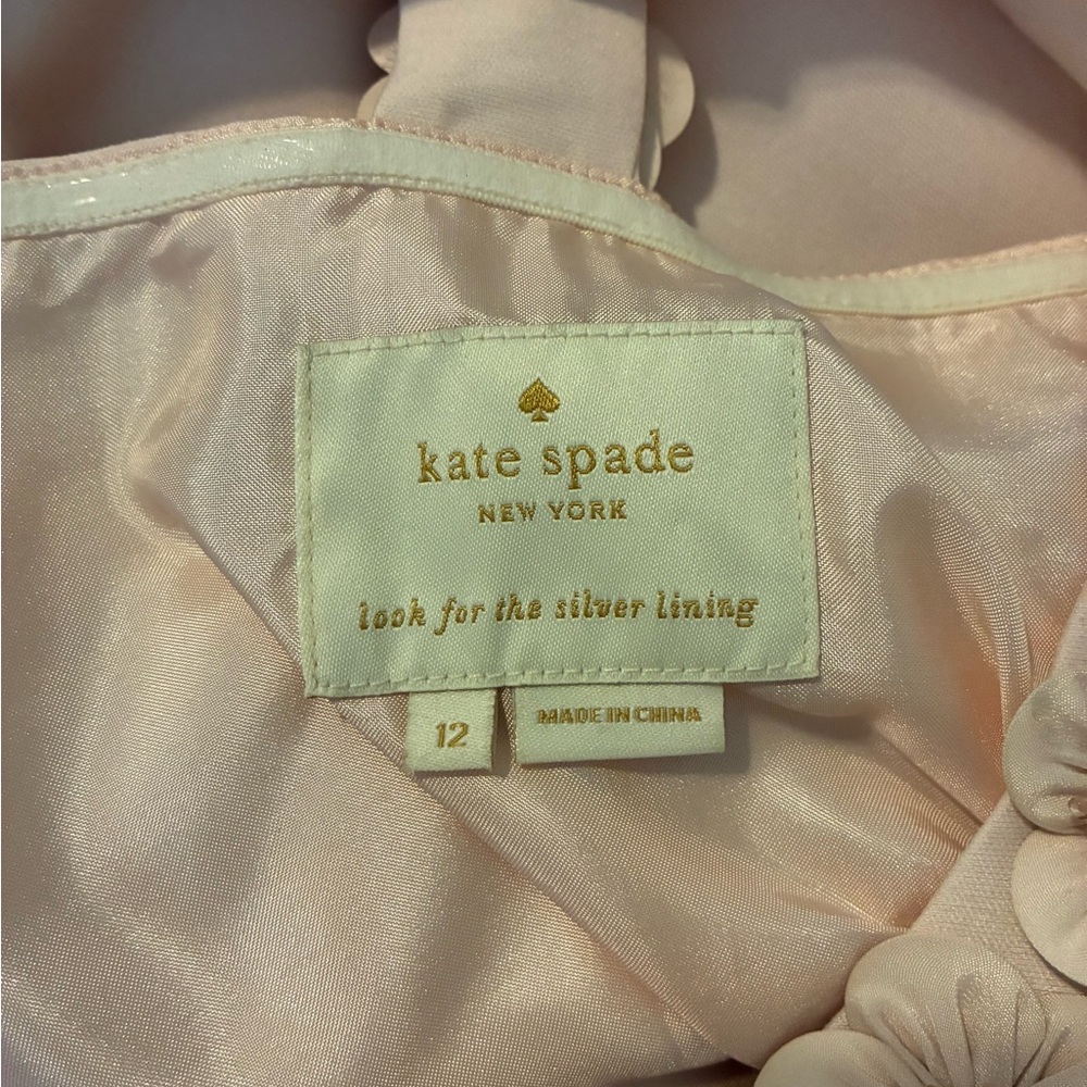 Kate Spade Blush Pink Halter backless dress. Size 12 - Picture 10 of 14